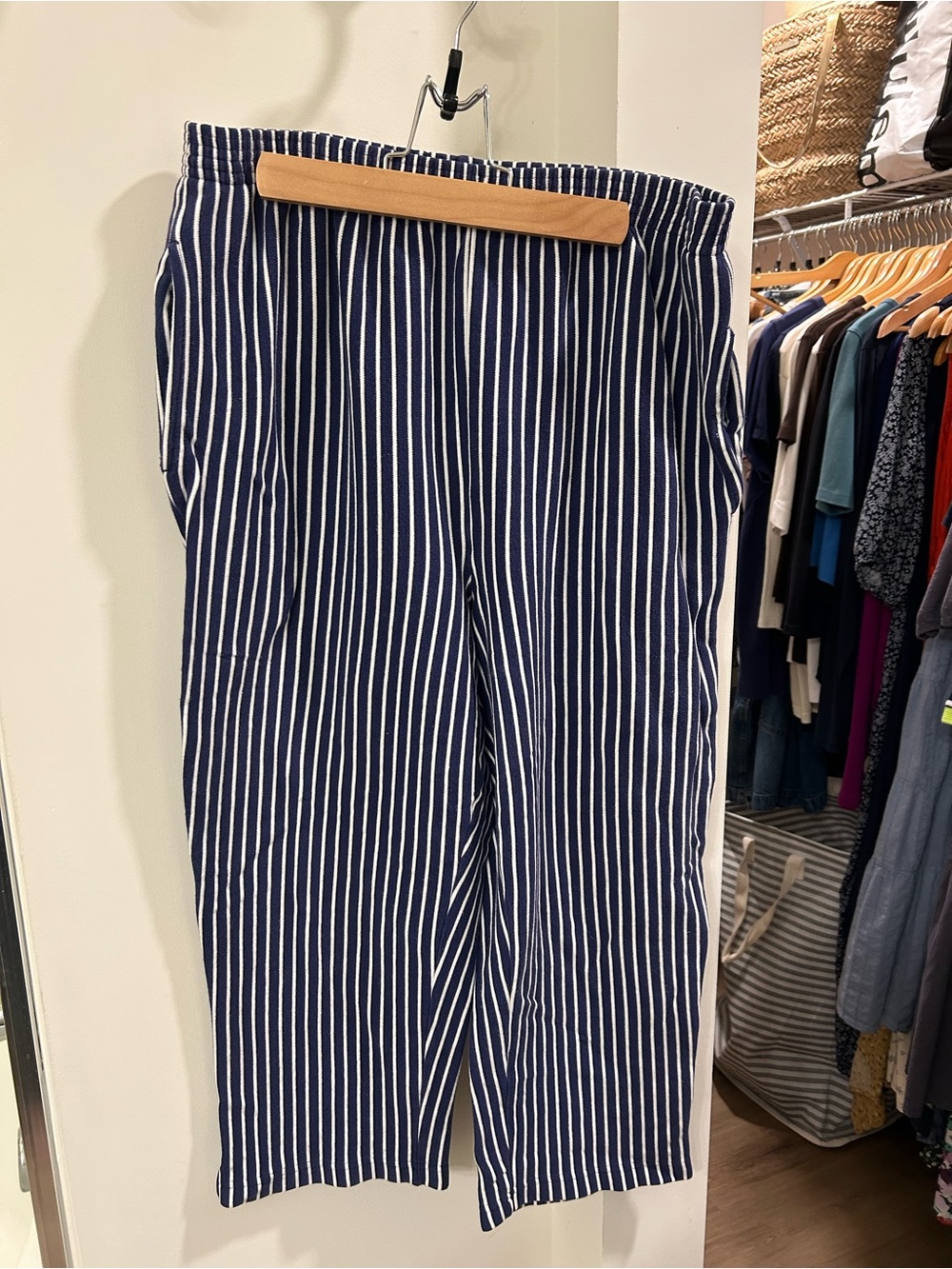 100% Cotton Striped Pants
